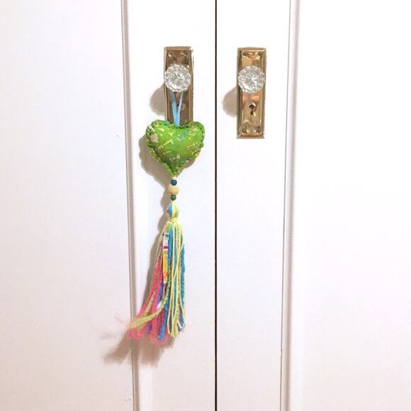 Heart Door decorative ornament handmade NWOT - Picture 1 of 3